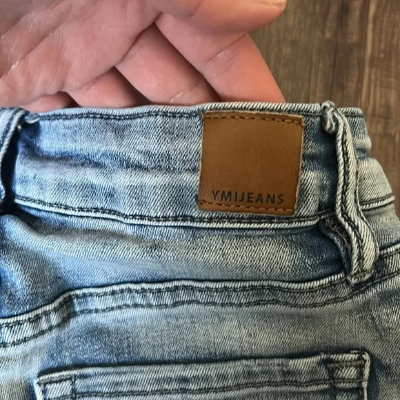 YMI - Distressed Denim Shorts - Picture 3 of 5